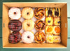 Donut, Danish & French tart selection