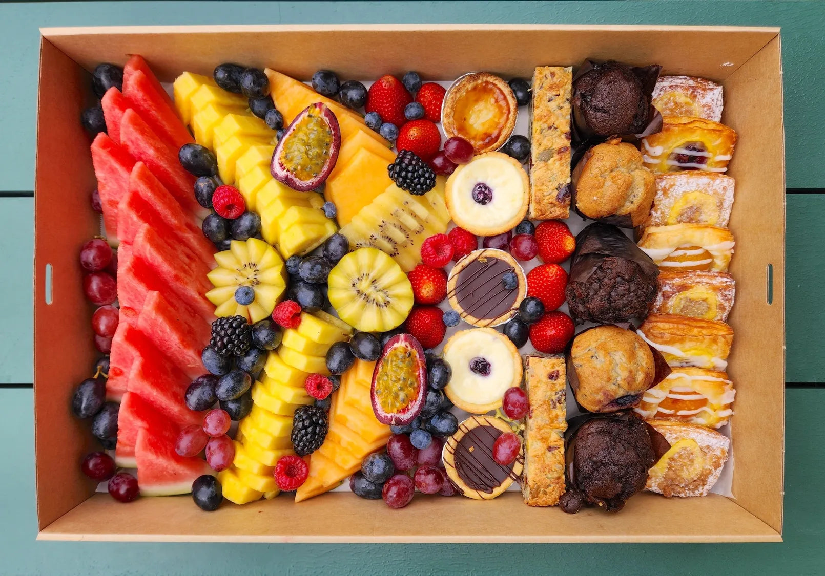 Fruit & pastry medley