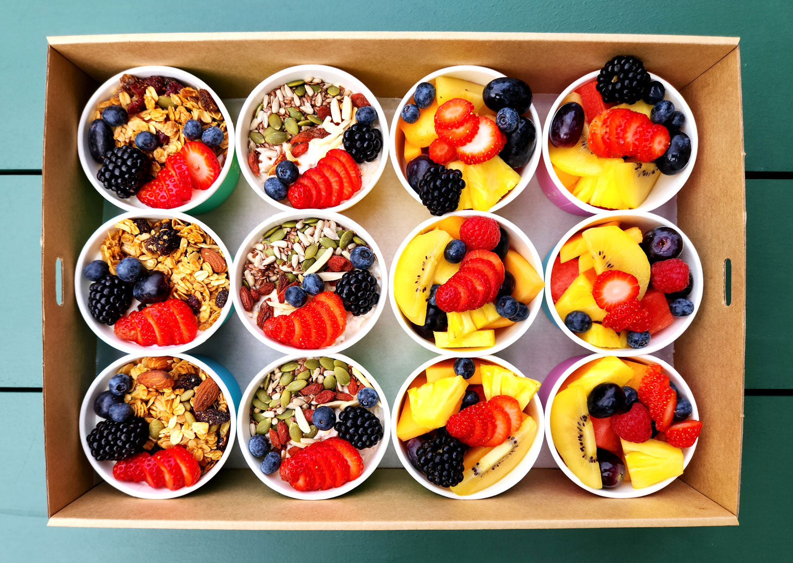 Chia pot and fruit pot combo