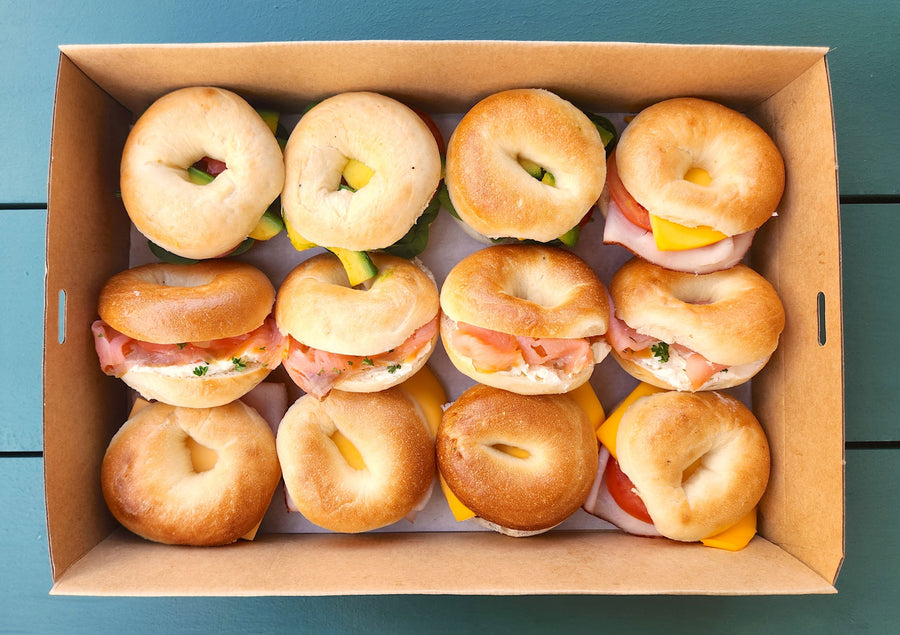 Gourmet filled bagels