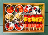 Chia pots & fruit kebab combo (v)