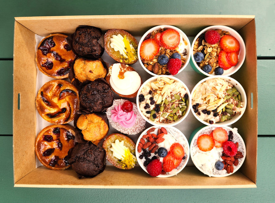 Health pot & bakery selection