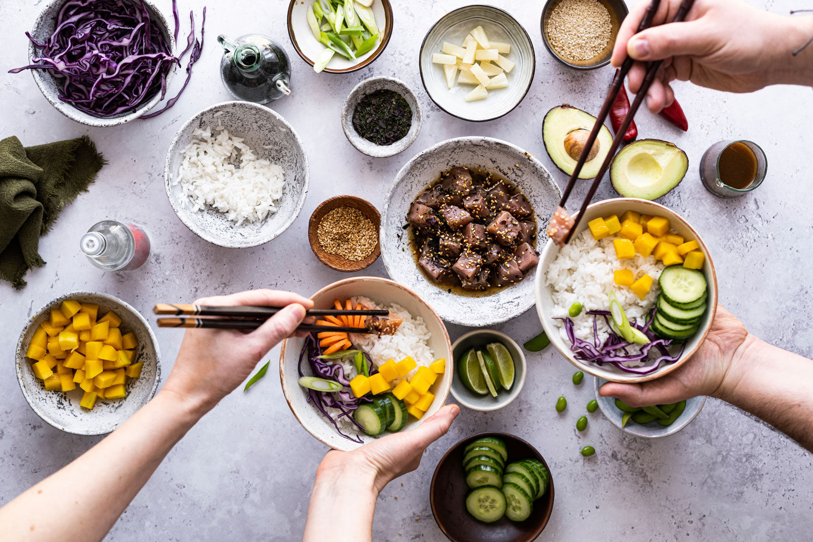 Make Your Own - Poke Bowl  Station