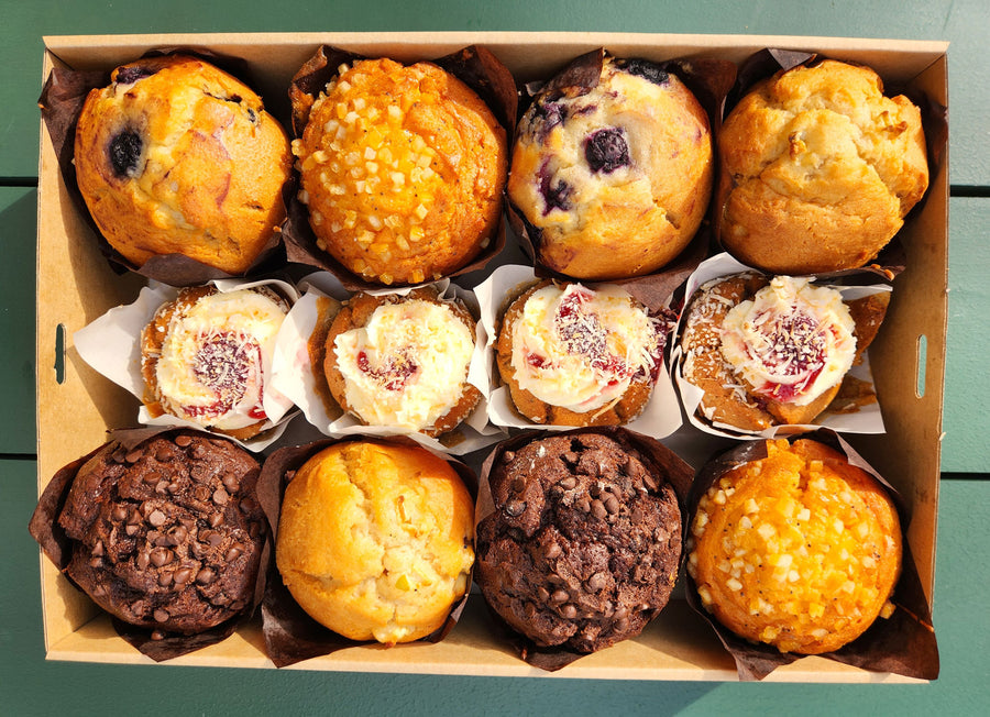 Muffins + Organic vegan muffins