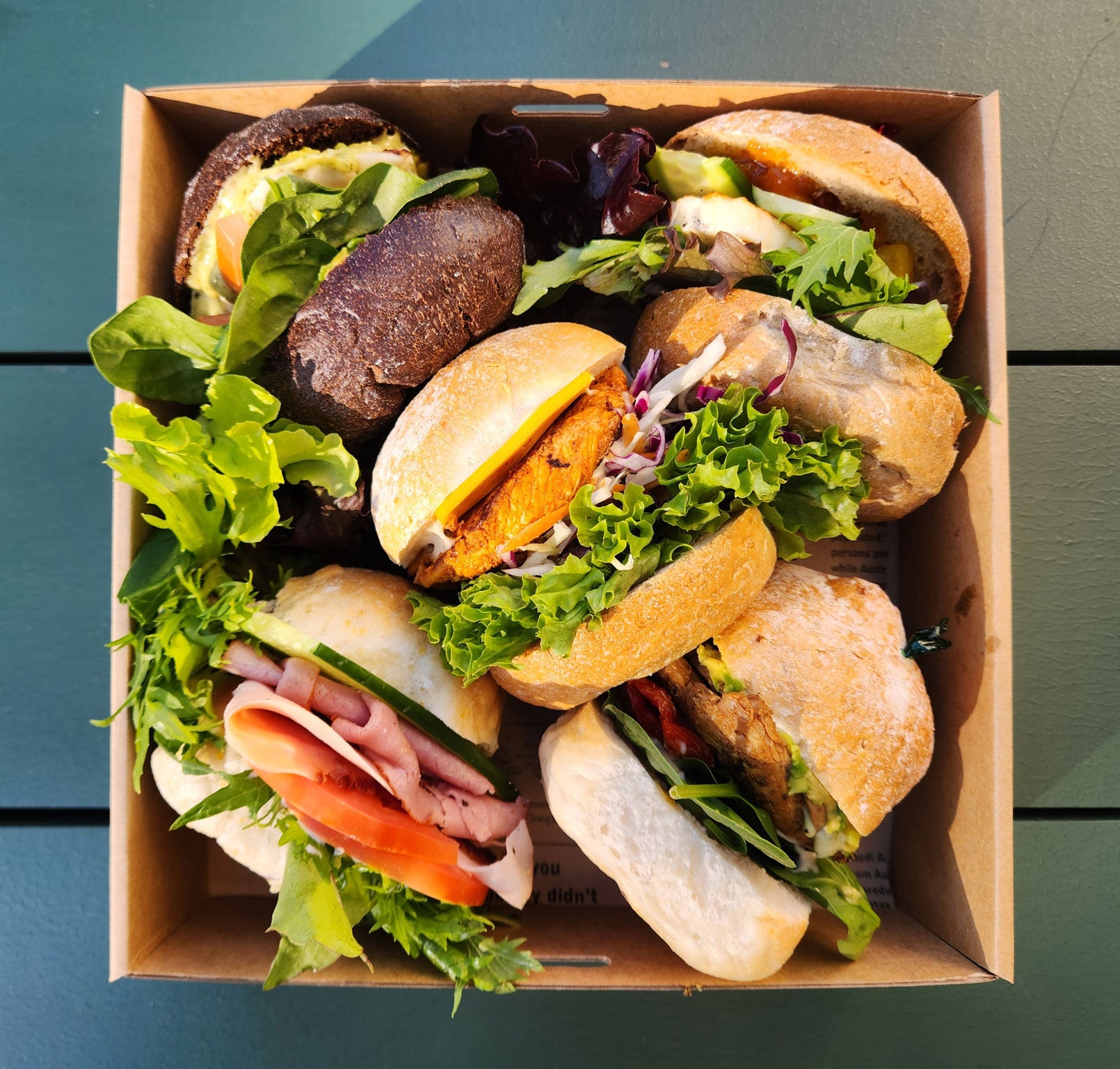 Gourmet sandwich box - Sliders