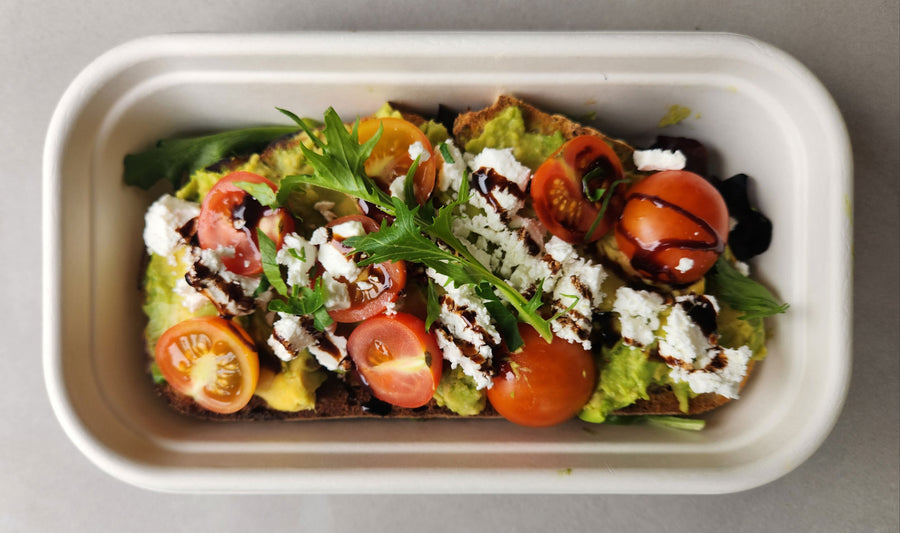 Smashed avocado (veg)(gf option)