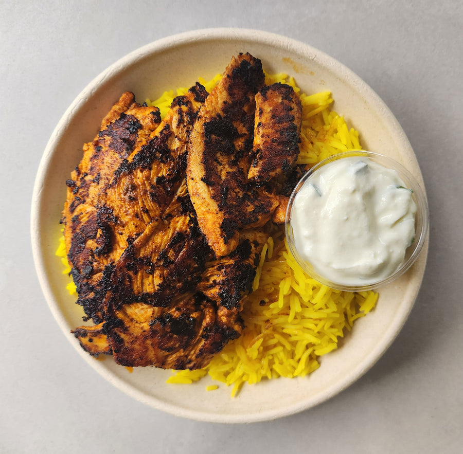 Chicken tandoori & turmeric rice (hf)