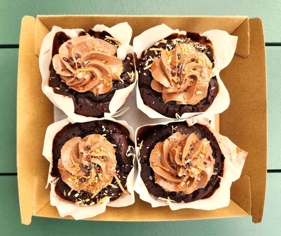 Vegan chocolate muffins (vegan)(gf)(organic)