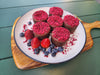 Wear it Purple - Chocolate & raspberry lava cake