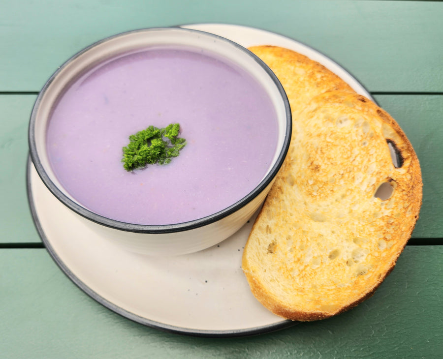 Wear it Purple - Potato & cabbage soup (vegan)(gf)