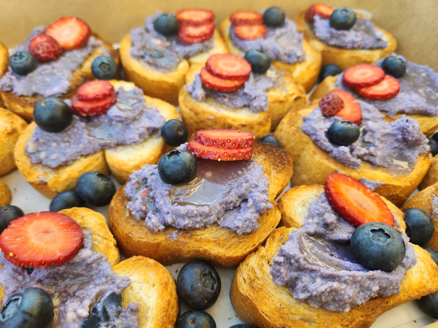 Wear it Purple - Sweet ricotta toast box (veg)