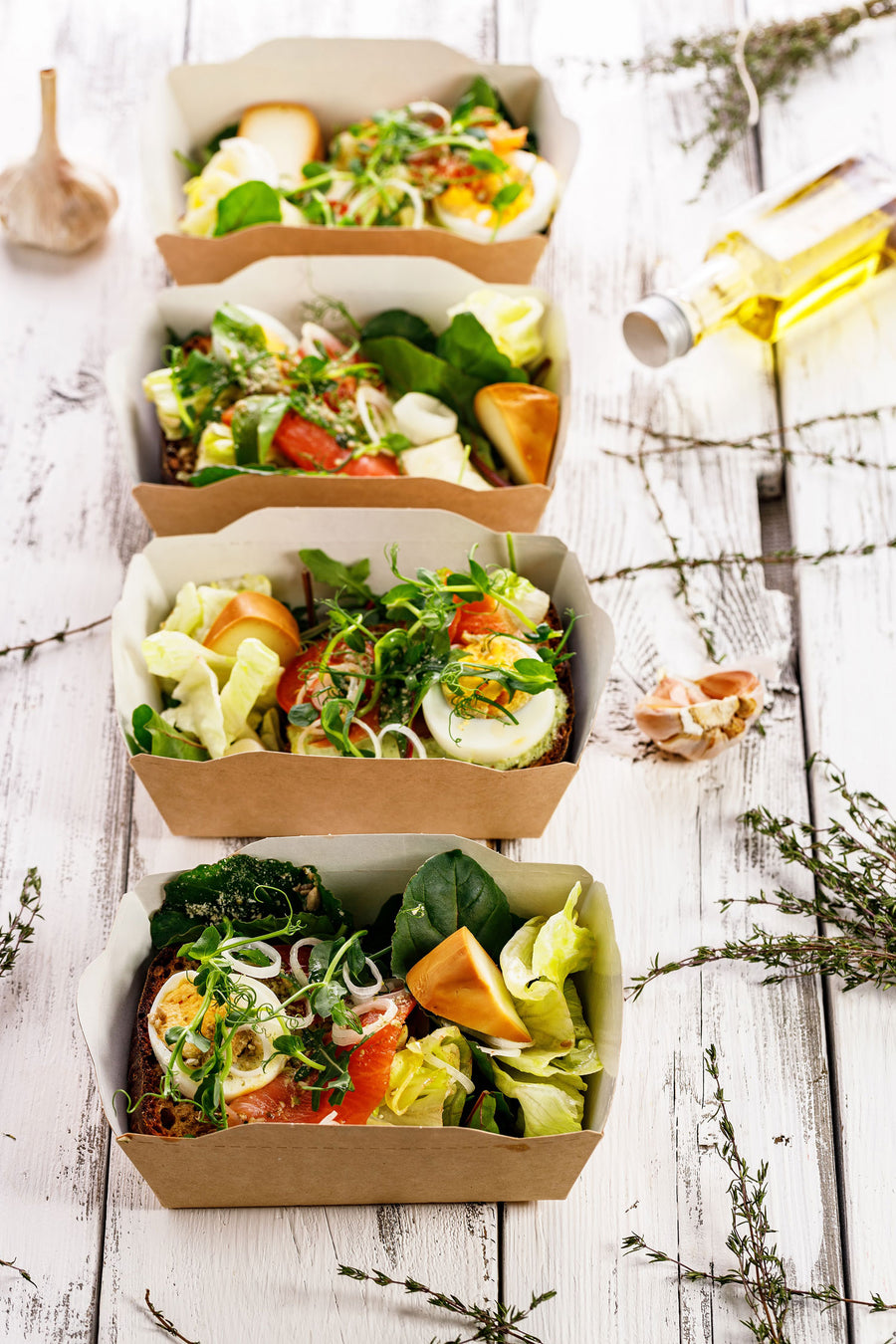 Gourmet salads (vegan & gf options)